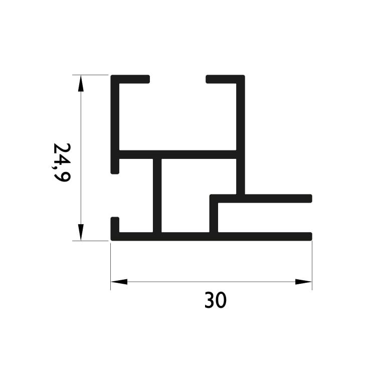 30 mm Modüler Profil Çizim